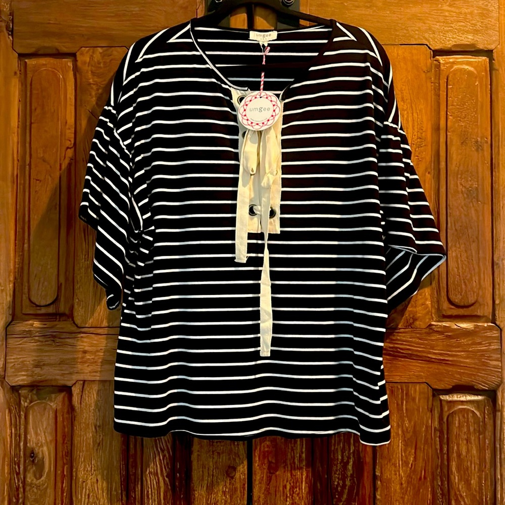 Striped Umgee Shirt